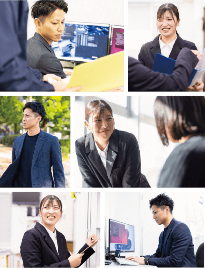 仕事中の写真
