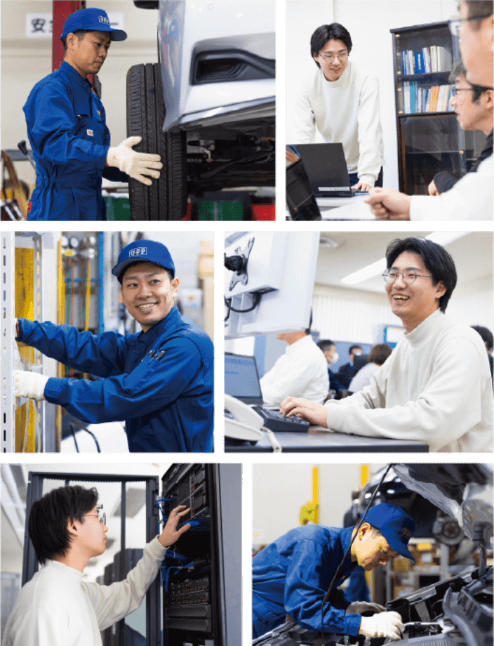 仕事中の写真